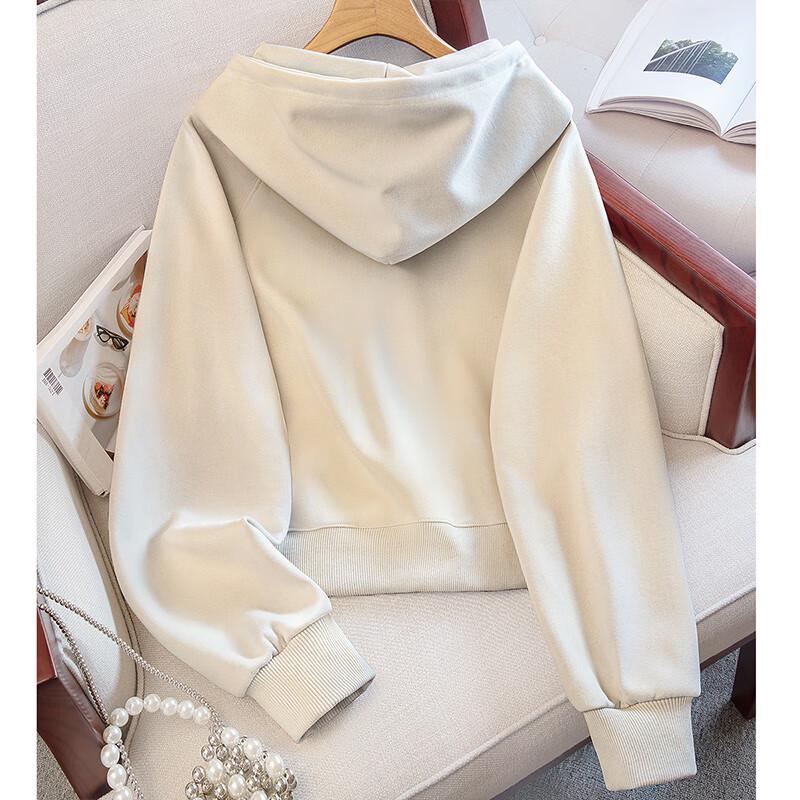 Women's Embroidered Hooded Casual Sweatshirt