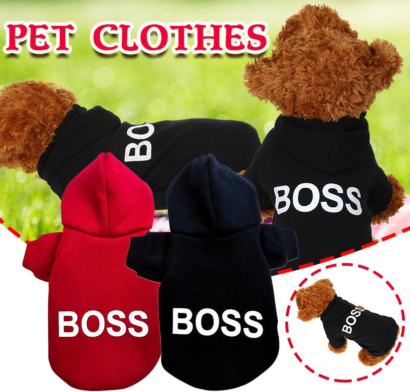 Dog Pet Clothes Hoodie Warm Sweatshirts Puppy Coat