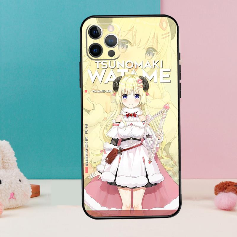 Watame Hololive Handyhülle Für iPhone 17 Air 16 15 14 13 11 12 Pro Max 12 13 mini 15 16 Plus 16e Hülle Coque