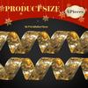 Sherr 4 Pcs 79ft Christmas Ribbon Lights Christmas Tree Decorations 240 LED Lights Fairy Lights Xmas Ribbon Battery Powered Operated Indoor String