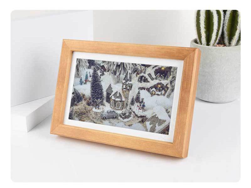 Raspberry Pi Pico 2 RP2350 Electronic Photo Frame with 7.3" E6 Full-Color Screen for Calendar/Painting Poster Display