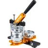 Máquina de Fazer Botões, 75 mm (3 polegadas) Kit de Prensagem para Bottons, Fabricante de Pins DIY para Crianças, Suprimentos para Fazer Botões com 100 Peças de Componentes e Círculos para Botões