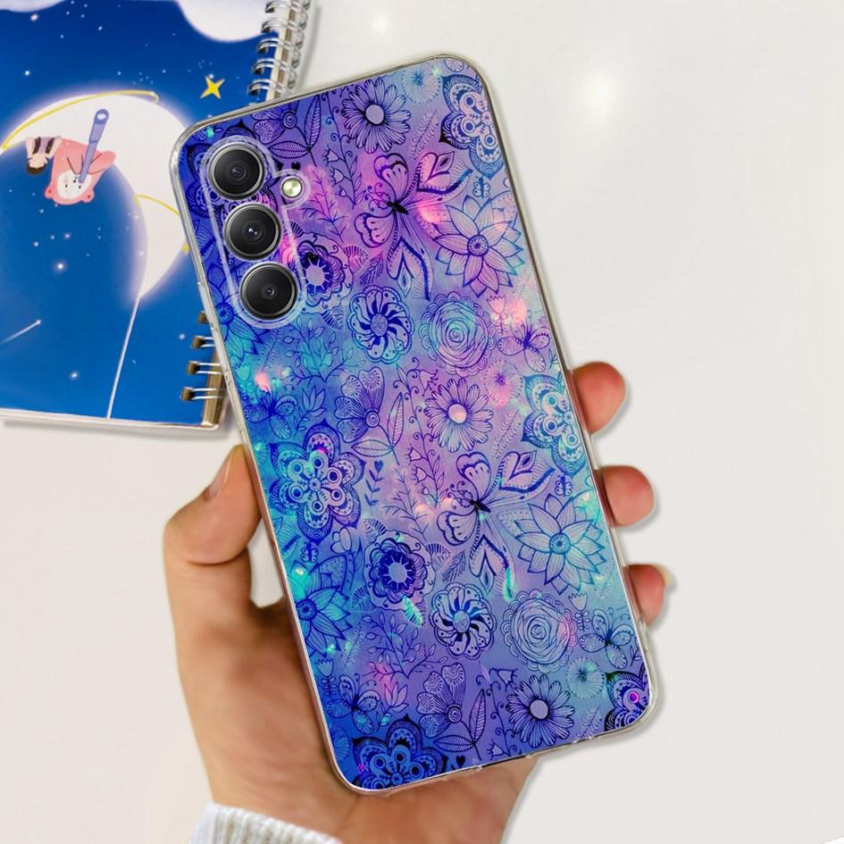 For Samsung Galaxy A25 5G Case Silicone Soft TPU Bumper Cute Cartoon Cat Butterfly Phone Cover For Samsung A25 5G 2023 A 25 Capa