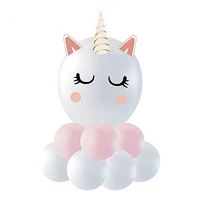 Party Decoration - Unicorn Balloons - 10 Pcs - White