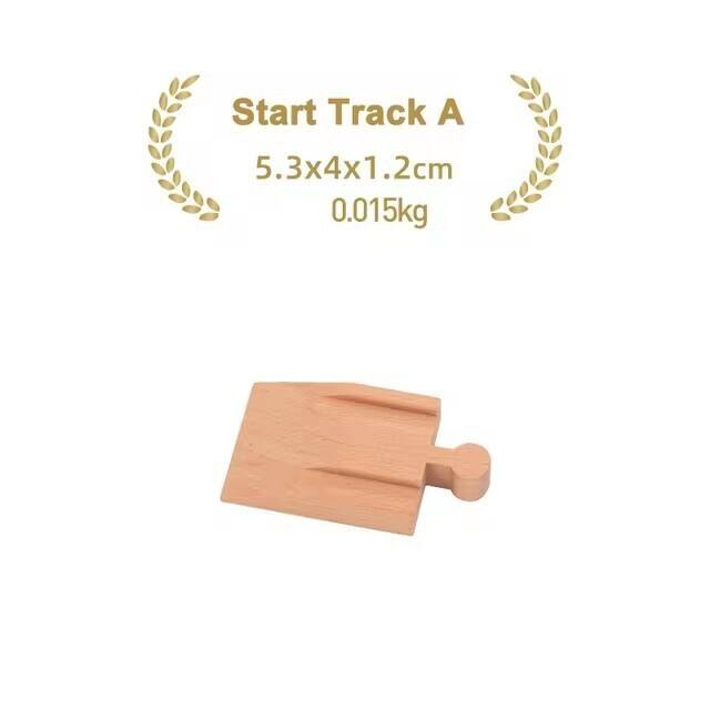 All Kinds of Wooden Track Accessories Beech Wood Railway Toys Fit For Brand Wooden Train Tracks Education Toys For Children
