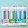 LANGUO New Colors 72/9 Colors Morandi Gel Pen Student Diary Scrapbook Painting DIY Set Color Drawing Art Markers School Supplies