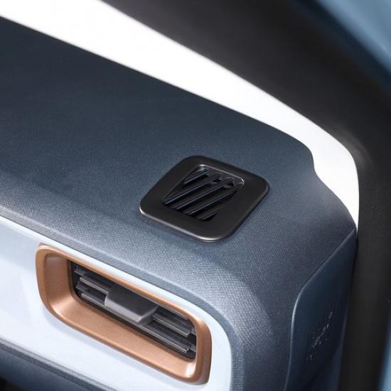 Matte Black Side Air Conditioner Outlet Vent Trim Cover For Ford Maverick