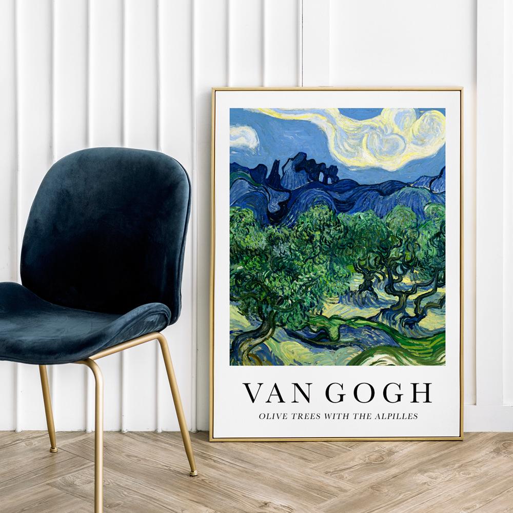 Poster Van Gogh Olive Trees