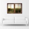 Canvas print, Window - sea in winter