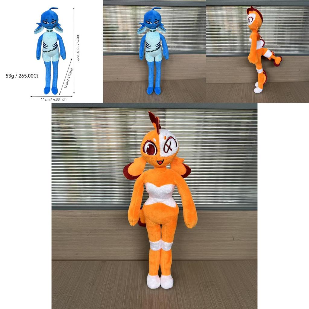 Plush Clownfish Toy With Soft Crystal Fiber Filling For Kids And Collectors