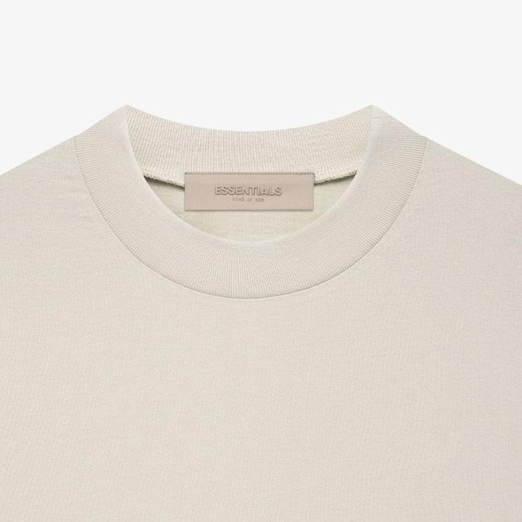 Fear Of God Essentials Ss22 Tee Wheat Logo Flocked Round Neck Pullover Short Sleeve Drop Shoulder T-Shirt Women Tops FOG-SS22-111