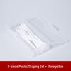 8-Piece Polymer Clay Sculpting Tool Set - Handmade Plastic Embossing Knives for DIY Projects