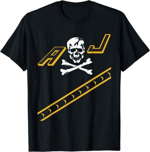 NEW LIMITED AJ Skull Jolly Rogers F-14 Tomcat Airplane Naval Aviation T-Shirt S разноцветный