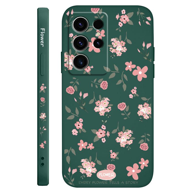 Floral Scent Phone Case For Samsung Galaxy S25 FE S24 S23 S22 S21 S20 Ultra Plus Note 20 Ultra 10 Plus Cover