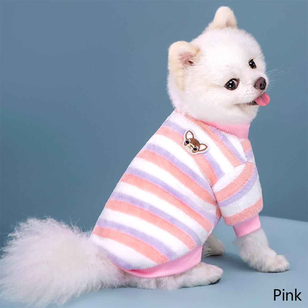 Regenbogen-Hundekleidung, warme Haustierweste, Hemd, Fleece, Haustier-Hundekleidung für Hunde, Kleidung für Haustiere, Hunde, Katzen, T-Shirt, Outfit, Bekleidung, Mäntel