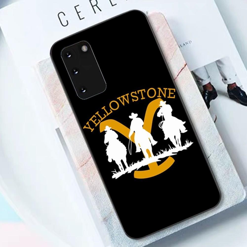 Custodia per Telefono Serie TV Americana Yellowstone Silicone PC+TPU Per Samsung S10 20 30 22 23 24 Plus Lite Ultra Cover
