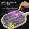 Foldable Electric Mosquito Killer Zapper Raqueta Mata Electrico USB Rechargeable Zanzare Mata Fly Tue Mouche De Anti Mosquitos