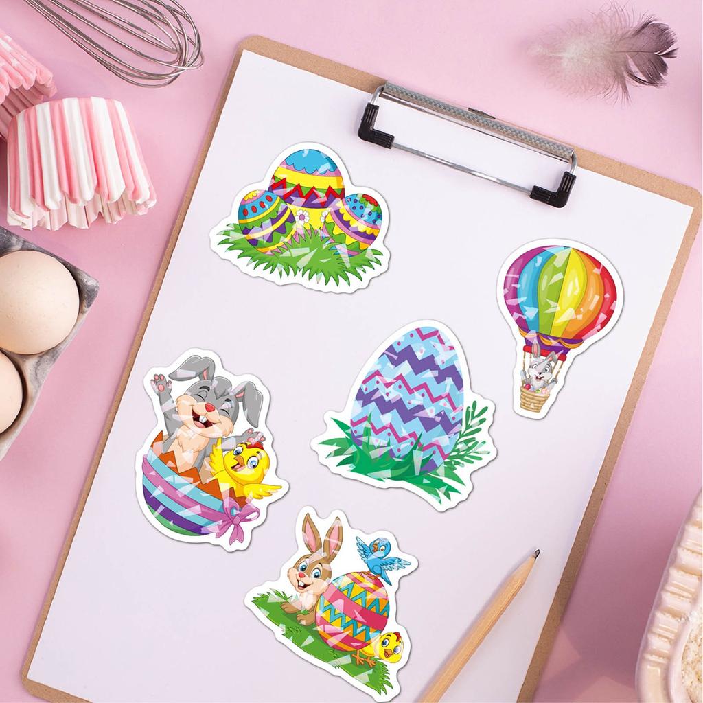 DIY Packaging Sticker  Easter Festival Gift Decoration Gift 50PCS