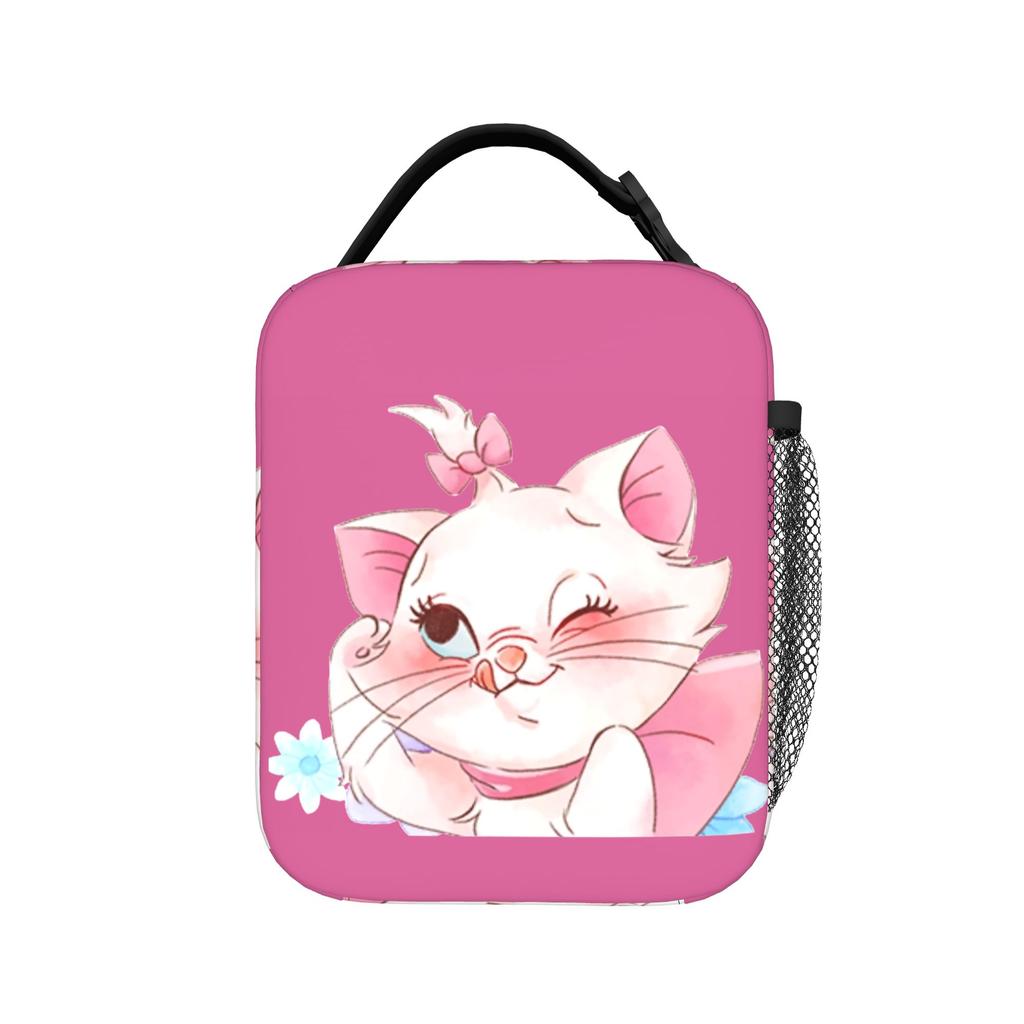Maries Cat Insulated Lunch Bags Thermal Bag Reusable,Lunch Container Leakproof Lunch Box Tote Bento Pouch Office Picnic