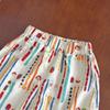 Baby Summer Children's Clothing Boys and Girls Full Cotton Short Sleeve T-shirt+Thin Pants Cartoon Mosquito Pants Two Piece Set