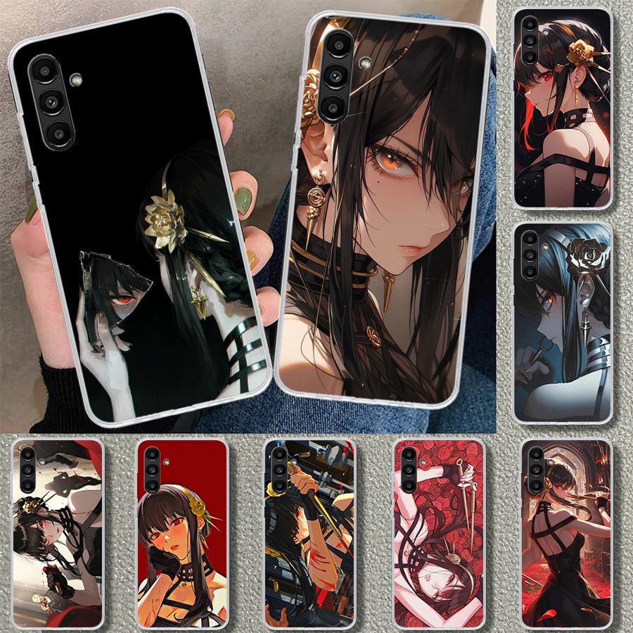 S-Spy Family Yor F-Forger Phone Case Cover for Samsung Galaxy A17 A16 A26 A36 A56 A57 A37 A15 A25 A35 A55 A14 A24 A34 A54 A13 A2