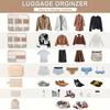 7Pcs Travel Organizer Set Folding Storage Bags Wardrobe Cube Suitcase Packing Luggage for Clothes & Shoes