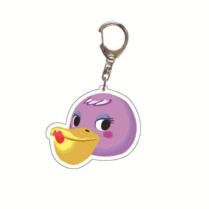 Брелок-подвеска из прозрачного акрила Animal Crossing 55mm