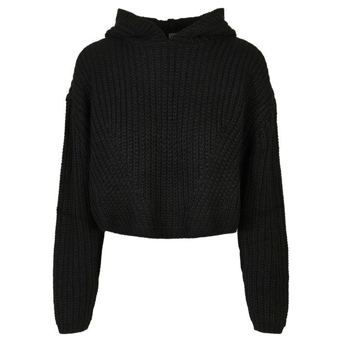 Sweatshirt à capuche - Urban Classics - Oversized - 100% Acrylique - Manches longues - Noir