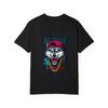Alpha Wolf Graphic T Shirt White Street Style Wolf with Red Cap and Gold Chain Print for Casual Wear