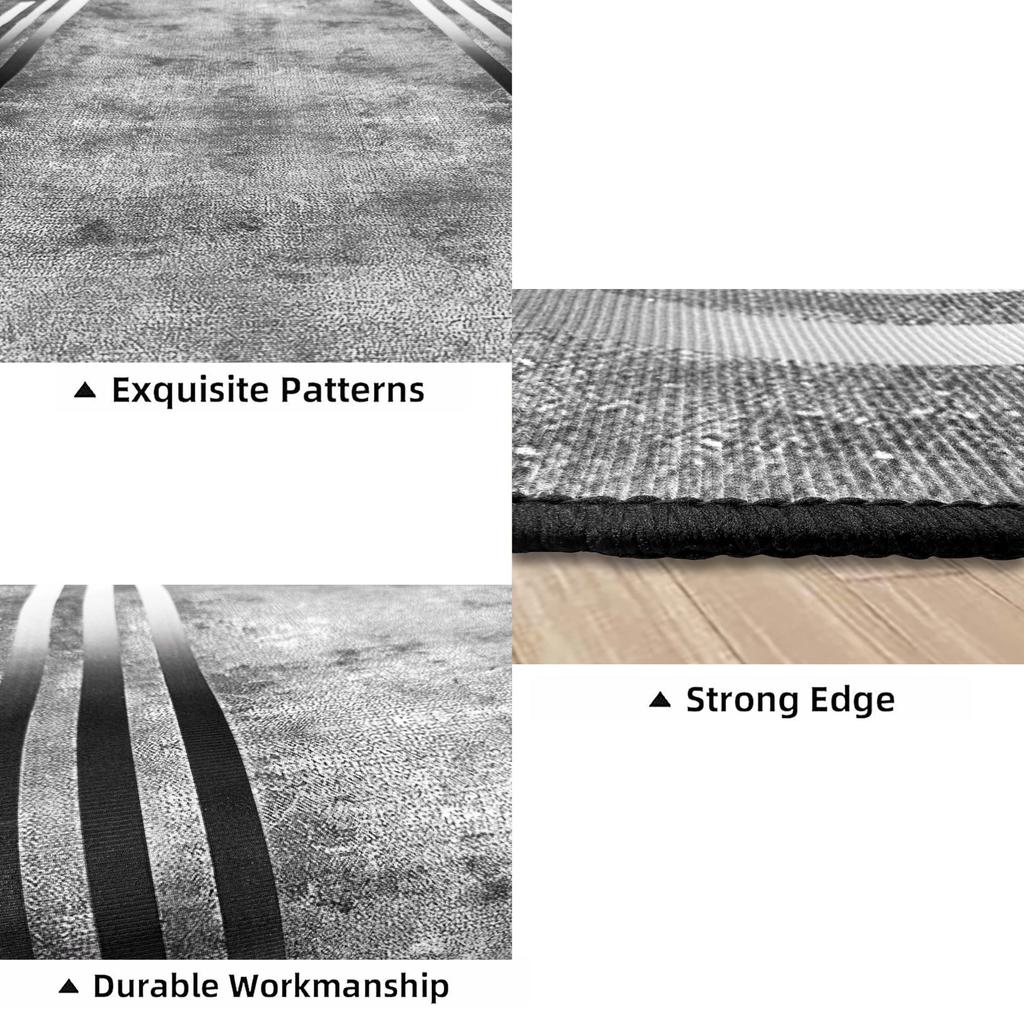 Modern Geometric Corridor Carpet Kitchen Decor Non-slip Runner Rugs Bathroom Passageway Entrance Door Mat Hotel Lobby Long Rugs