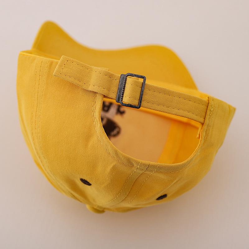 Korean Cartoon Bear Baseball Cap for Kids - Spring Sunshade Hat for Boys & Girls