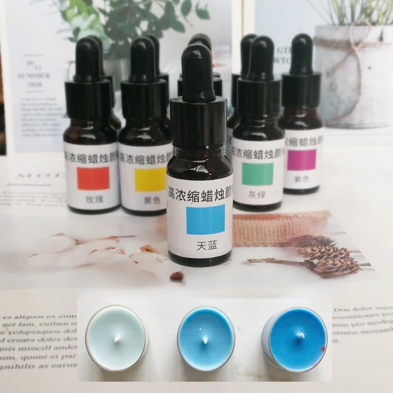 10ml High-concentration Dye Liquid Candle Special Pigment Diy Material Scented Candle Coloring Pigment Candle Making Supplies