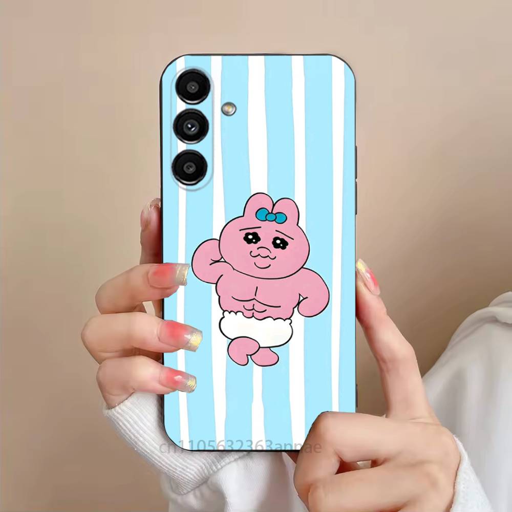Kawaii O-OpanchuS UsagiS Phone Case For Samsung Galaxy S21 22 23 24 S25 Ultra PlusS20 FE S10 Plus  Cover Funda