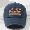 Men's and women's printed soft top baseball caps,retro and fashionable outdoor hats, adjustable for sports, fishing, and outings