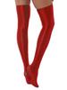 Womens Glossy Thigh High Stockings Solid Color Stretchy Socks 1 Pair Costume Accessories
