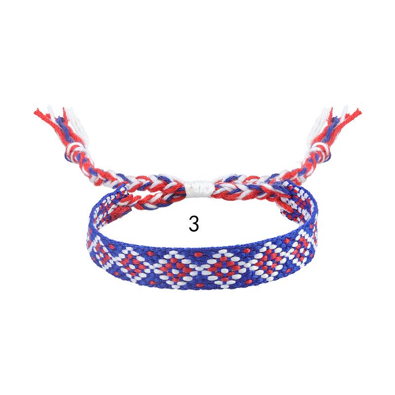 

Colorful Nepal Ethnic Style Woven Friendship Bracelet - Lucky Hand Rope
