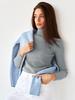 Women's High-Neck Knitted Pullover / Base Layer