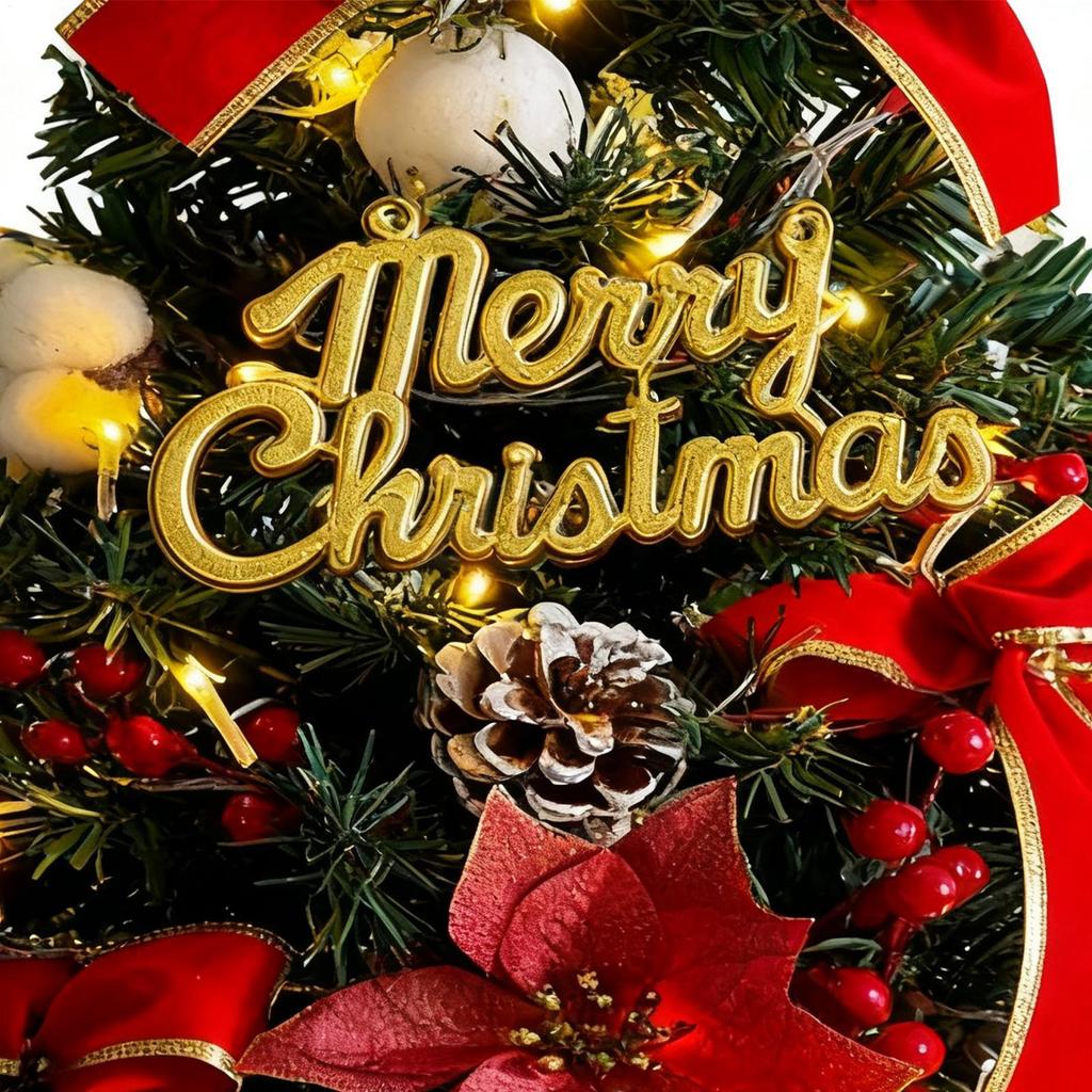 Tabletop Christmas Tree Artificial With Balls Bow Small Table Christmas Tree Desk Decor For Home Decor Indoor Outdoor Bedroom