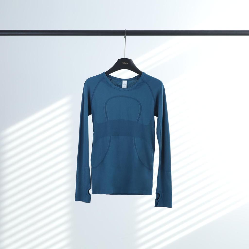 Women's Quick-Dry Long Sleeve Sports Top - Tight-Fit, Sweat-Wicking Yoga & Running Shirt