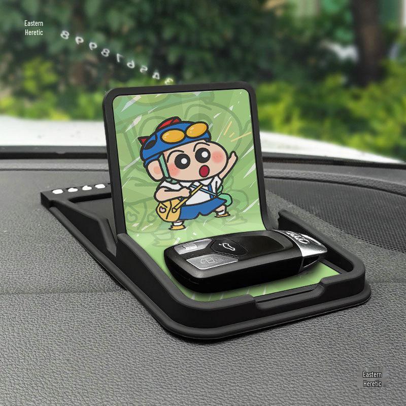 Cartoon Car Dashboard Phone Holder with Anti-slip Mat