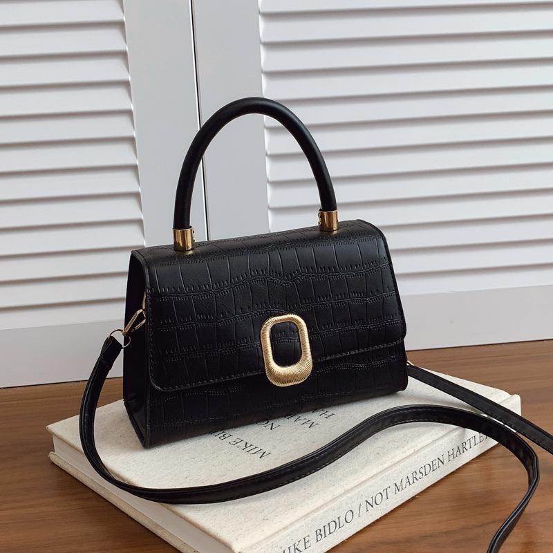 

Simple hand bag Small square bag Spring new fashion shoulder bag Trend versatile temperament messenger bag чёрный