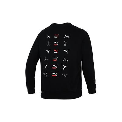 Bluza męska sportowa do biegania casual z okrągłym dekoltem czarna 533144-51