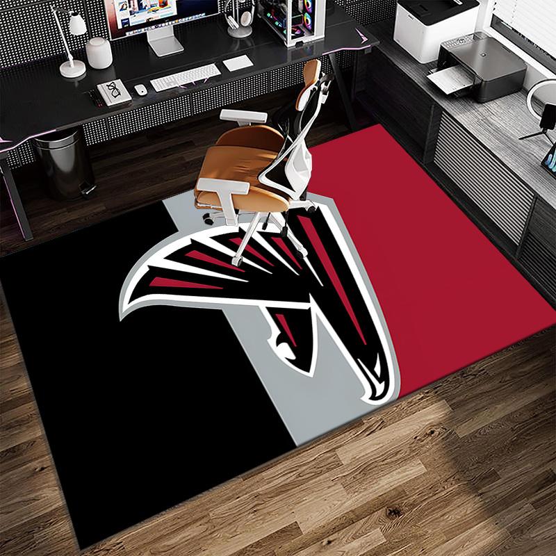 Falcons Logo Carpet, Kitchen Rugs, Yoga Mat, Non-Slip Mats, Rug for Bathroom, Living Room Bedroom, Camping Rugs Christmas Gift