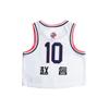 Li Ning CBA Series Alliance Edition Sleeveless Basketball Jersey Guangdong Team Zhao Rui 10 Women jersey Standard-White AAYRB14-1