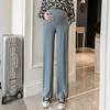 1 #maternity Wide-leg Pants Spring and Autumn Thickened Belly Support Pants Casual Trousers Loose Maternity Pants Straight-leg Pants