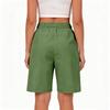 Unisex Summer Outdoor Casual Shorts Loose Fit Sportswear Five Inch Length Elastic Waistband with Drawstring and Multiple Pockets