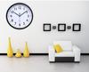 12" Minimalist Silent Metal Wall Clock - Round, Stylish, Simple Home Design, Customizable