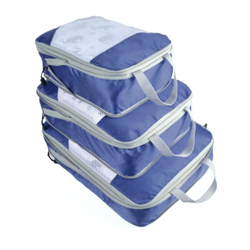 Popular Travel Storage Bag Set: 3-Piece Waterproof, Compressible Clothes Organizers