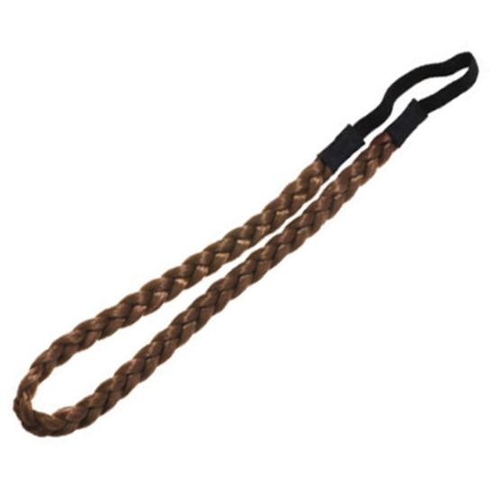 Women Vintage Bohemian Forehead Twist Braided Stretch Elastic Headband Hair Band