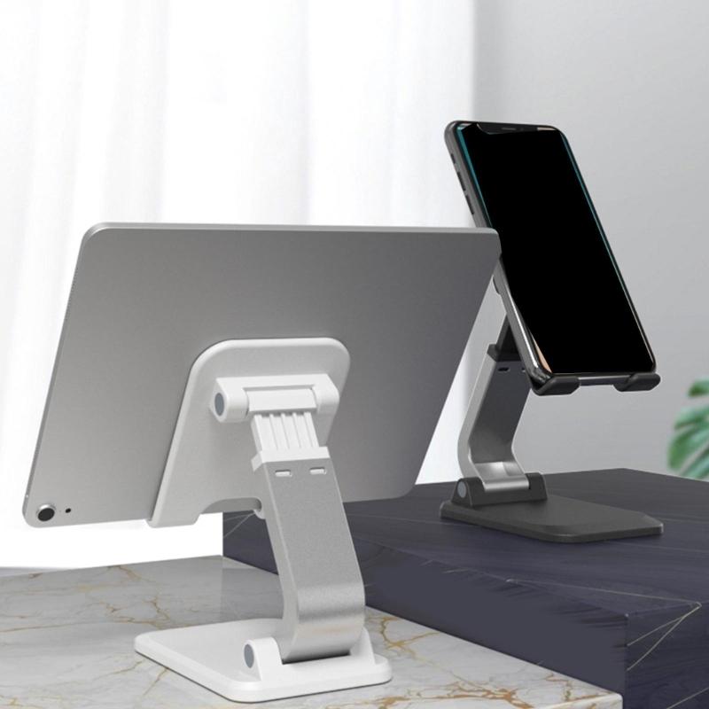 Universal Phone Dock Foldable Tabletop Phone Support Cradle Holder Retractable Adjustable Phone Tablet Stand Brackets